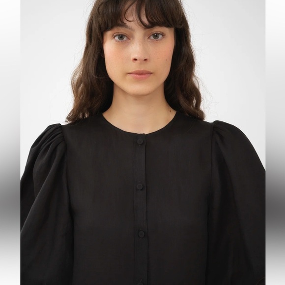 CHLOE COLLARLESS BLOUSE 2024 NWOT - Picture 6 of 12